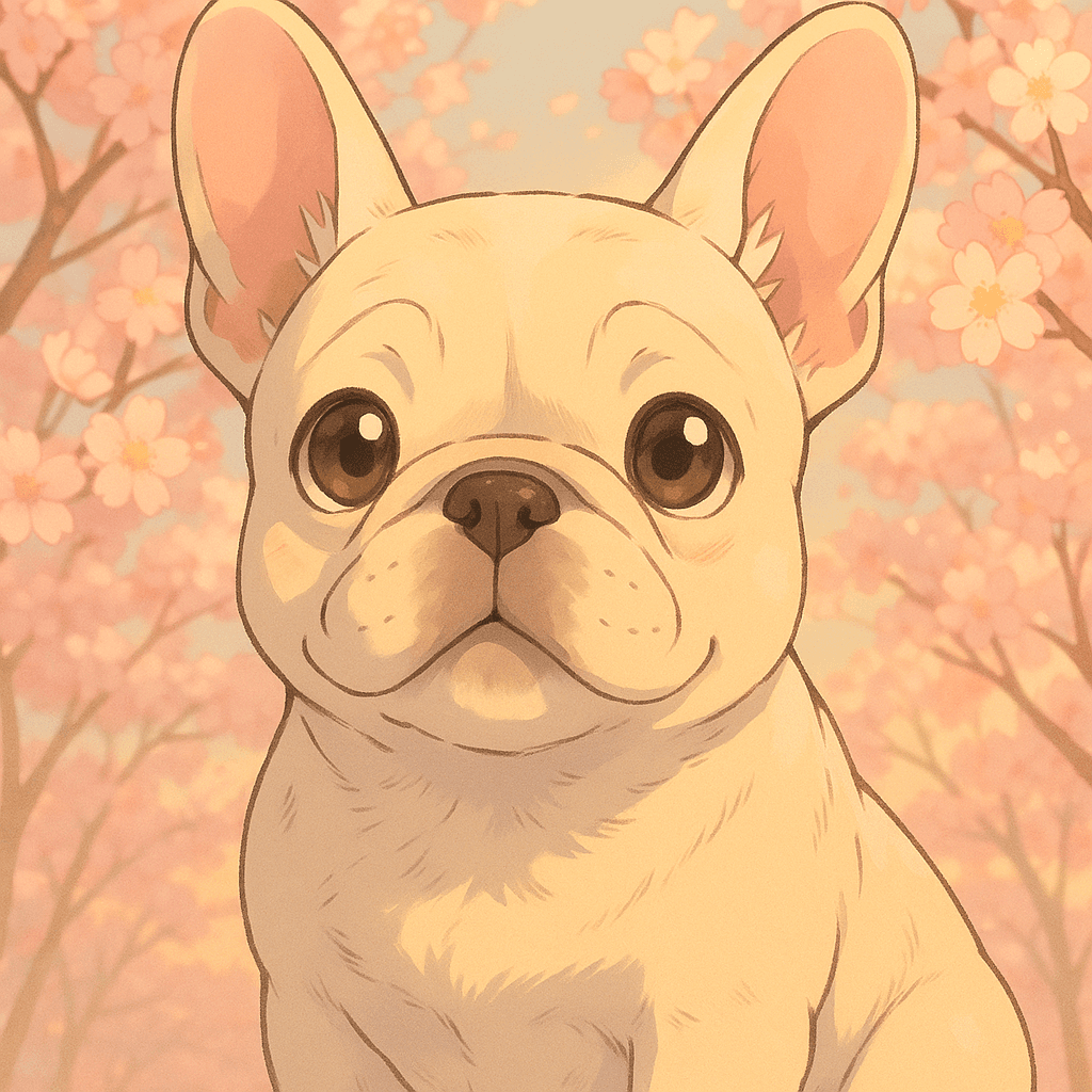 Anime pet portrait example 2