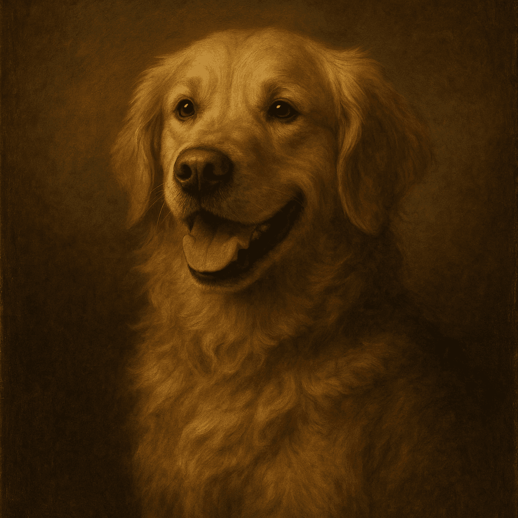 Renaissance pet portrait example 1