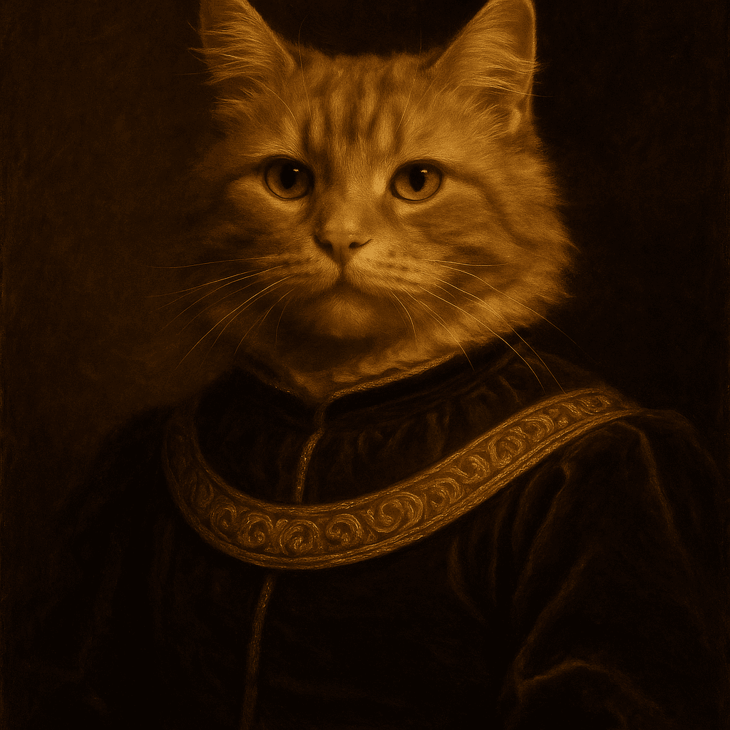 Royal Portrait pet portrait example 3
