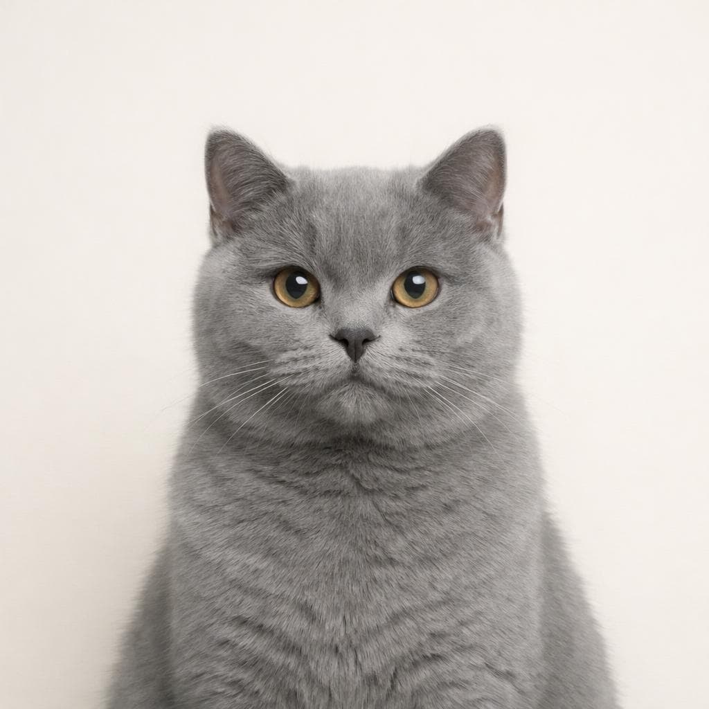 Minimalist pet portrait style